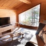 Espace salon - G&icirc;te Le Balarino -Belv&eacute;d&egrave;re - G&icirc;tes de France des Alpes-Maritimes